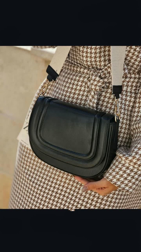 کیف حلالی چرمی دسته پهن کنف