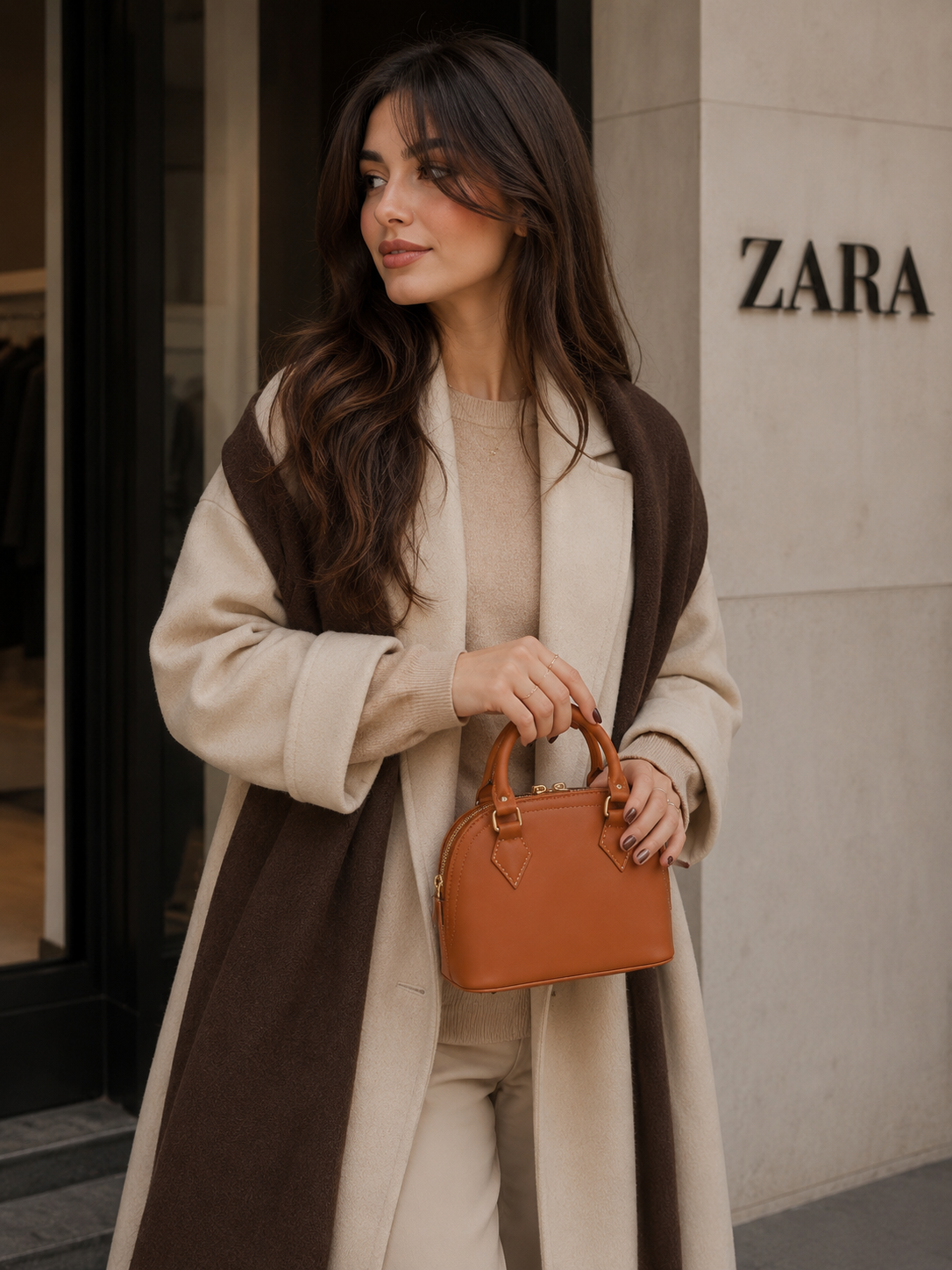 کیف صندوقی دسته دار دخترانه