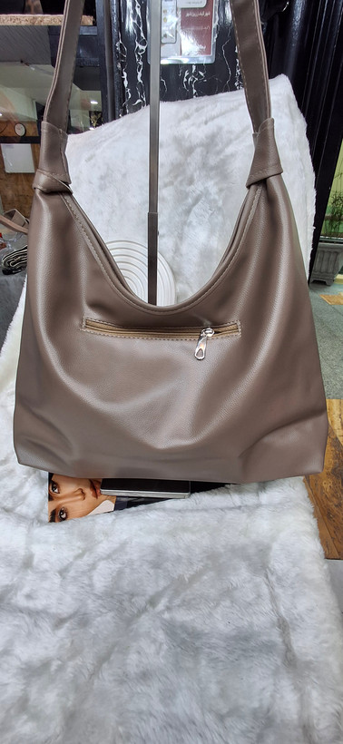 کیف بزرگ لش با جنس درجه یک رنگ موکا