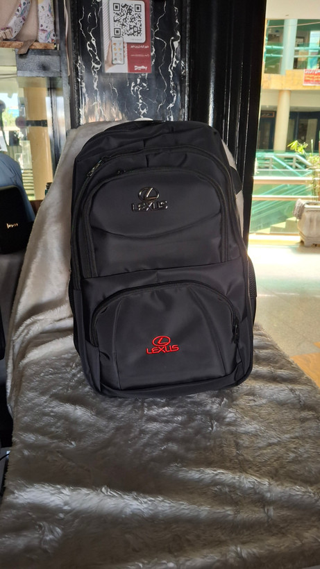 🎒 کوله پشتی مشکی Lexus | مقاوم، جادار و مناسب استفاده روزمره 🔥