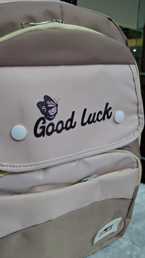 خرید کولهپشتی مدرسه فانتزی طرح Good Luck؛ شیک و کاربردی!