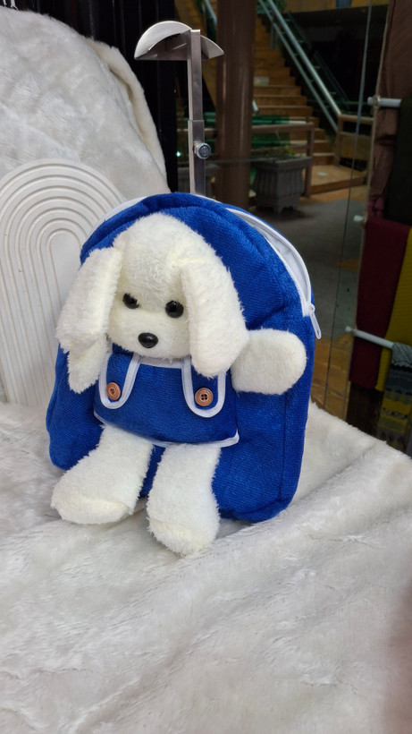🐻🎒 کوله پشتی پولیشی طرح هاپو ؛ بامزه، خاص و دوستداشتنی! 💜❤️