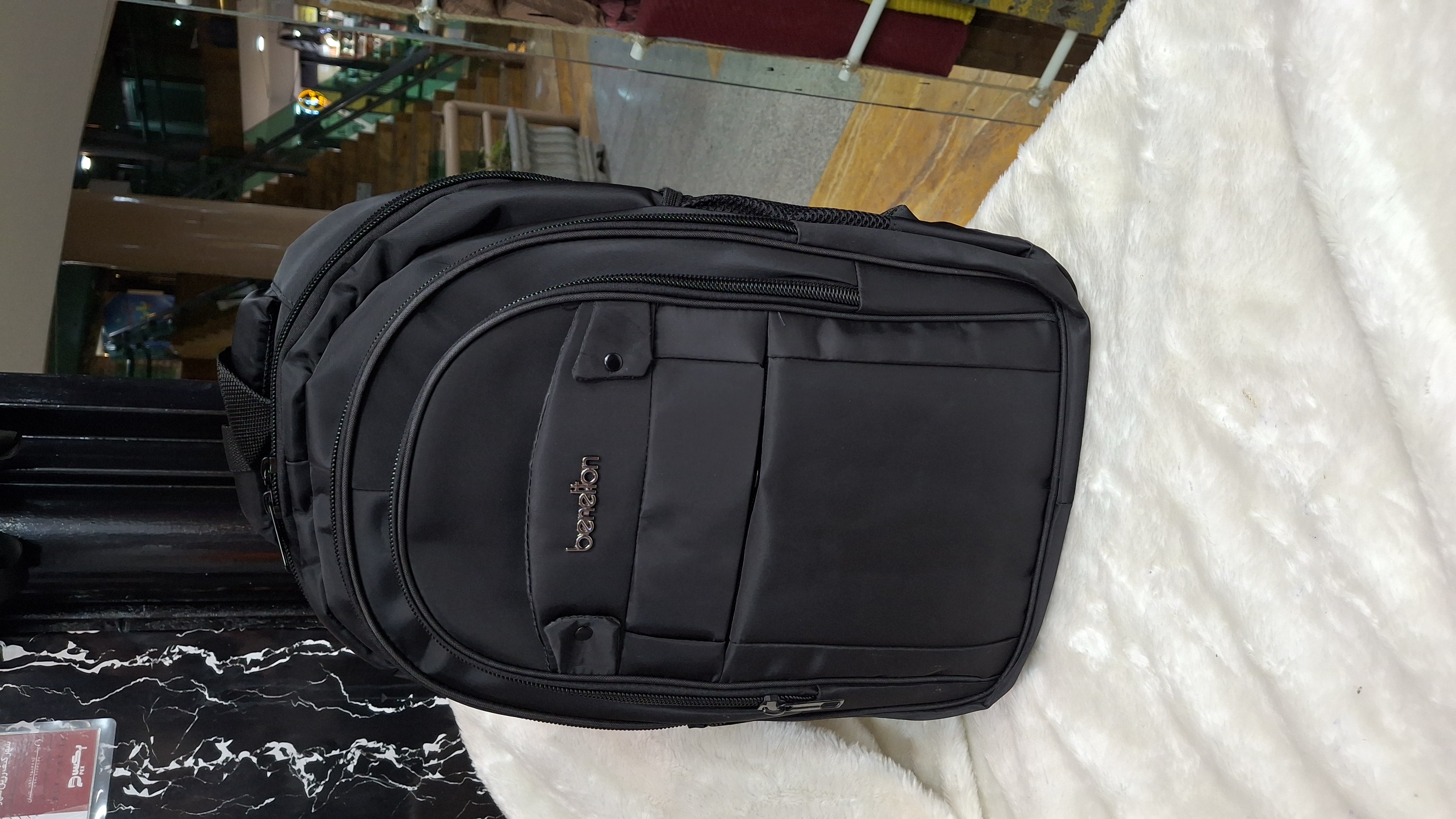 کوله‌پشتی مشکی تسلا مناسب دانشگاه